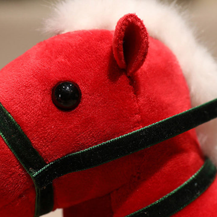 Buddha Stones Année du Cheval Bambou Dragon Lotus Phénix Peluche Décoration d'intérieur - image 2