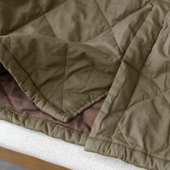 Jupe thermique rembourrée en coton uni pour femme Buddha Stones, longueur 7-8, avec poches - image 7