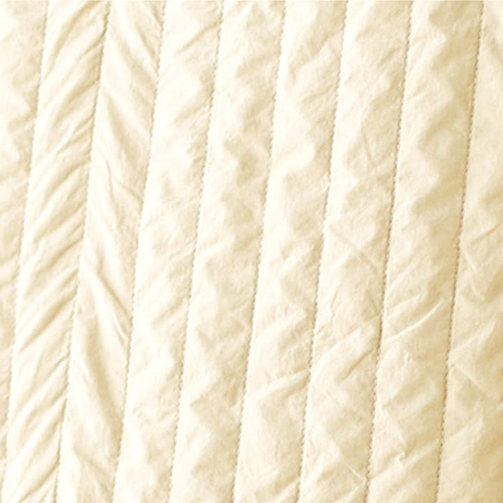 Veste thermique en coton à manches longues, col montant, design simple, avec poche, de la marque Buddha Stones. - image 13