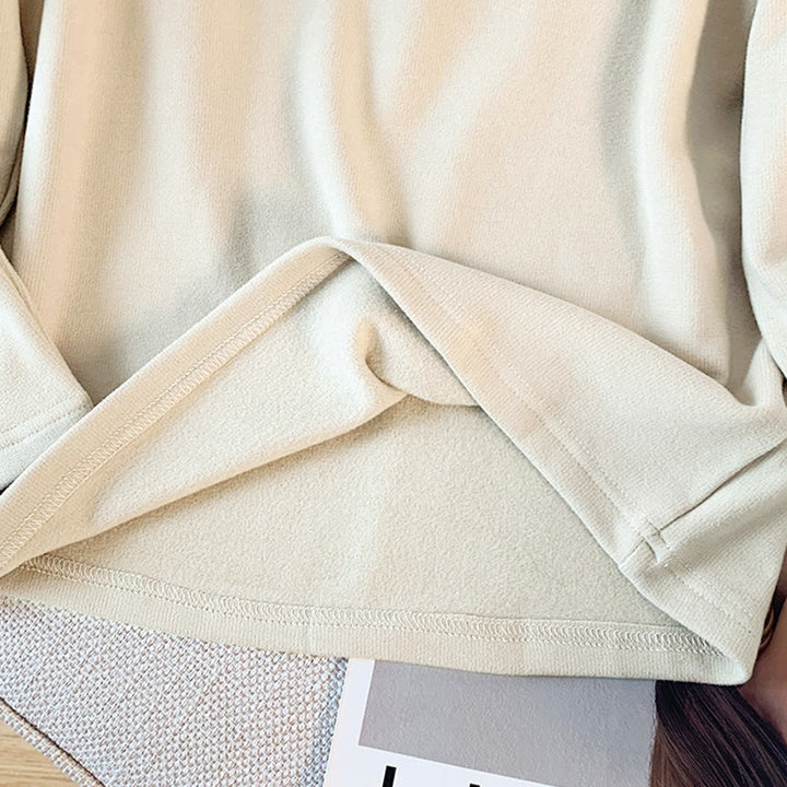 Chemise à manches longues en coton pour femme, motif Buddha Stones , col montant et boutons brandebourg, couleur unie printanière - image 12