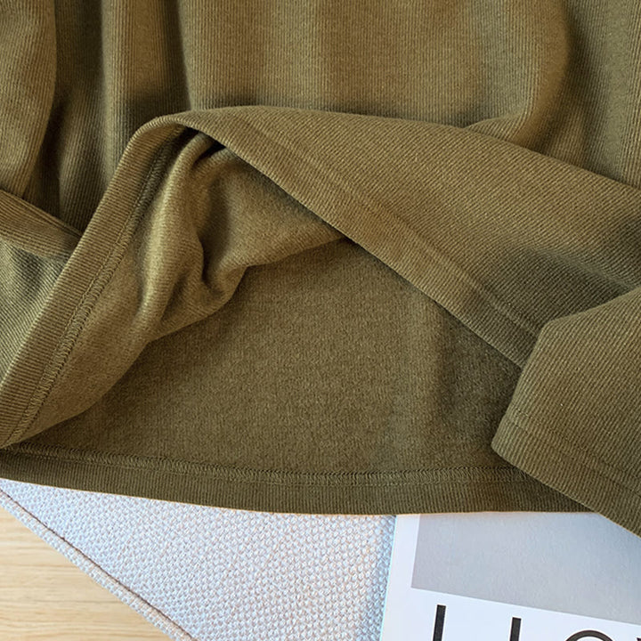 Chemise à manches longues en coton pour femme, motif Buddha Stones , col montant et boutons brandebourg, couleur unie printanière - image 22