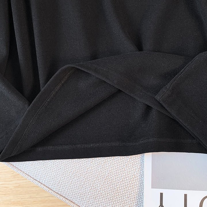 Chemise à manches longues en coton pour femme, motif Buddha Stones , col montant et boutons brandebourg, couleur unie printanière - image 34