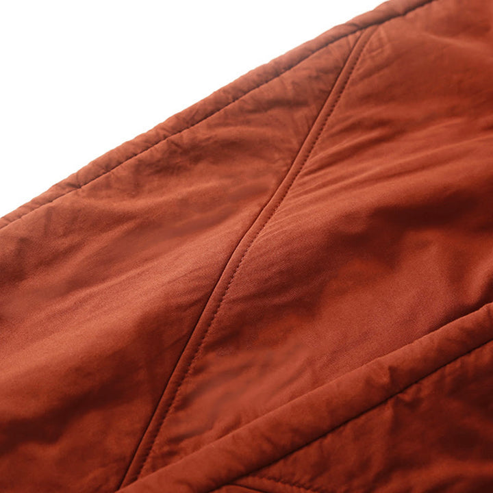 Pantalon harem épais à taille élastique, coupe unie, avec poches, pour femme Buddha Stones, idéal pour l'hiver. - image 10