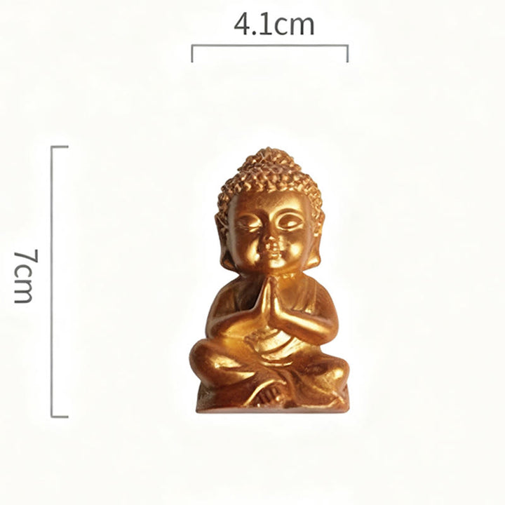 Buddha Stones Statue de Tathagata Bouddha Aimant pour réfrigérateur Décoration intérieure - Format A2 4,1*7*3cm (avec dos magnétique) - image 3