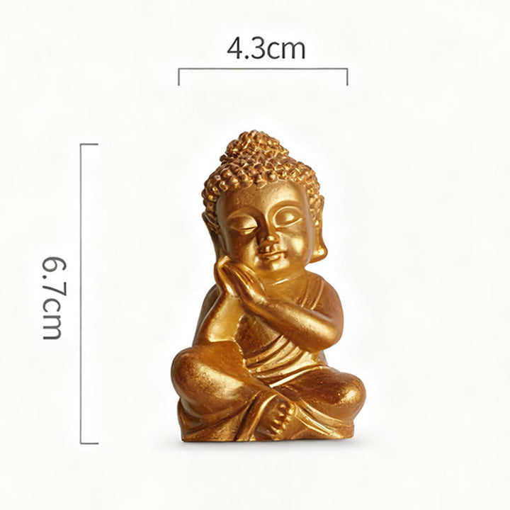 Buddha Stones Statue de Tathagata Bouddha Aimant pour réfrigérateur Décoration intérieure - Format A3 4,3 x 6,7 x 3 cm (avec dos magnétique) - image 6