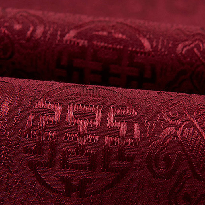 Veste de costume Tang pour homme, à manches longues et col montant, avec poches, motif brodé de Buddha Stones - image 6