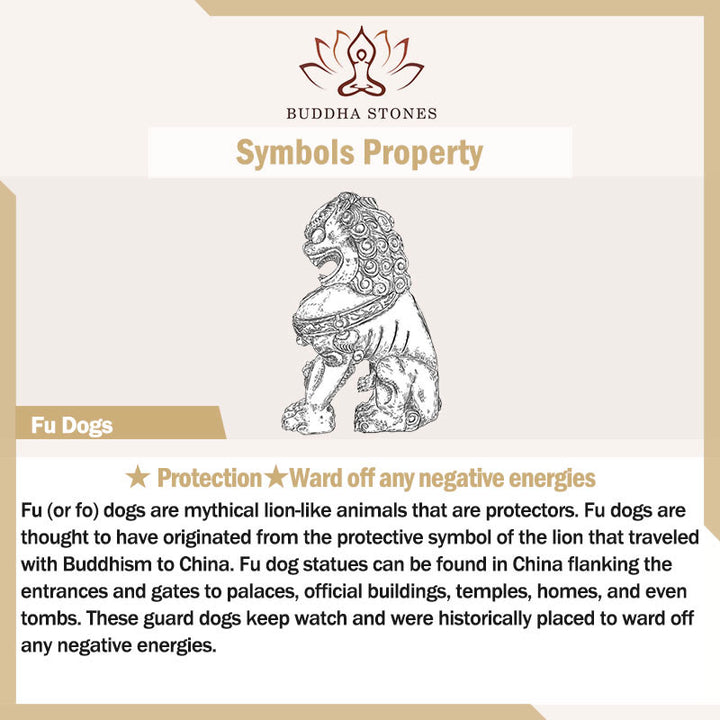 Buddha Stones FU Chiens Jumeaux Bouddha Carré Design Aimant de Réfrigérateur Décoration Intérieure - image 5