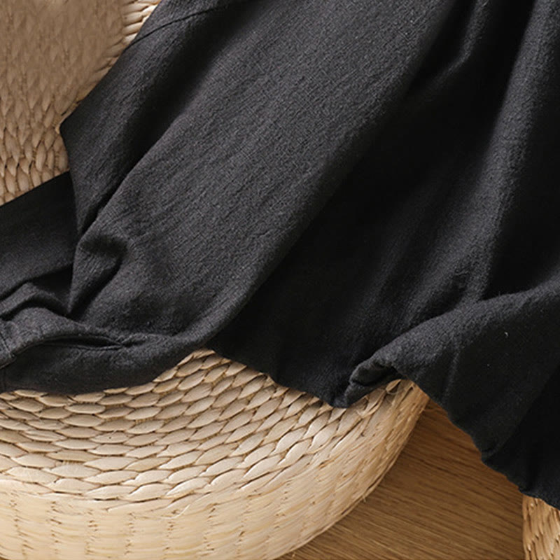 Veste à manches longues double épaisseur en coton avec fermeture éclair et poches pour femme Buddha Stones - image 7