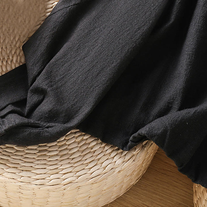 Veste à manches longues double épaisseur en coton avec fermeture éclair et poches pour femme Buddha Stones - image 7