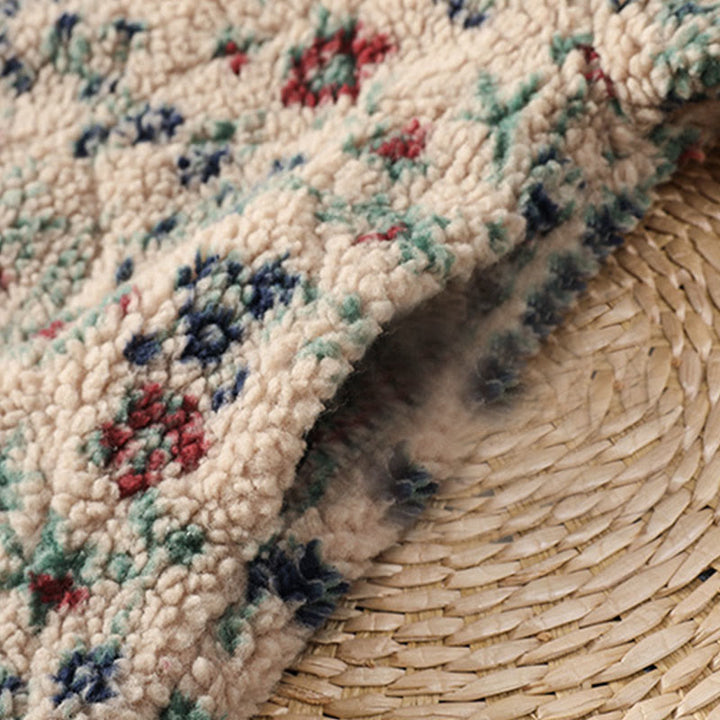 Veste thermique à manches longues pour femme, en coton à motif floral, avec boutons et poches, de la Buddha Stones. - image 10