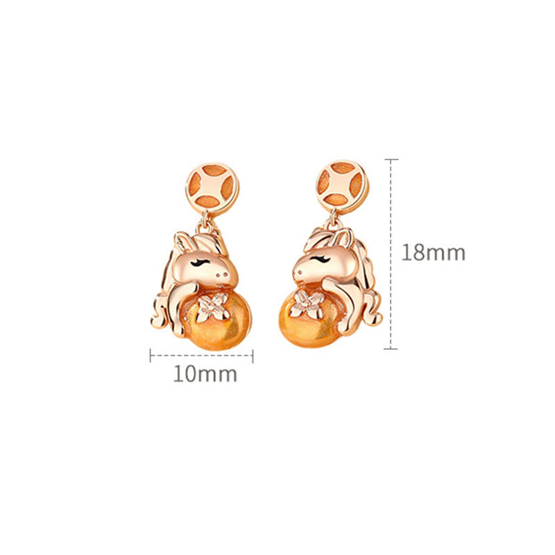 Collier pendentif en argent sterling 925 Buddha Stones , motif pièces de monnaie de l'année du Cheval, symbole de bénédiction - image 8