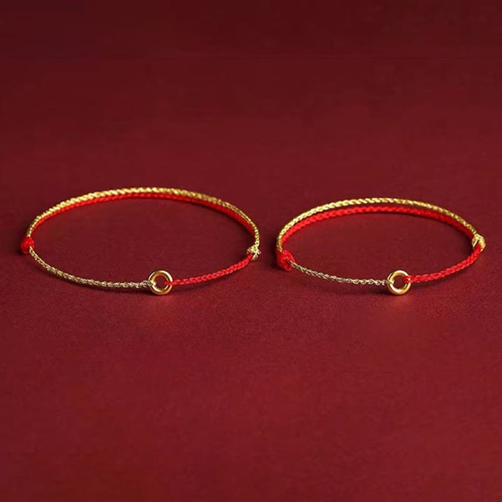 Bracelet de cheville ajustable en cordon tressé avec boucle de paix et Buddha Stones - image 11
