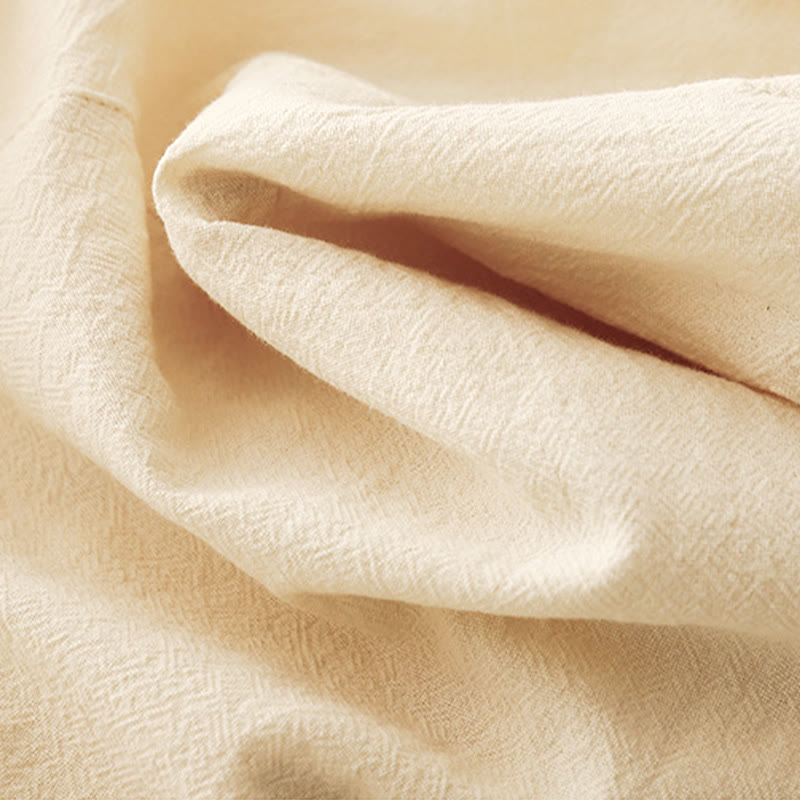 Pantalon large pour femme avec poches, motif patchwork uni couleur automne Buddha Stones - image 4