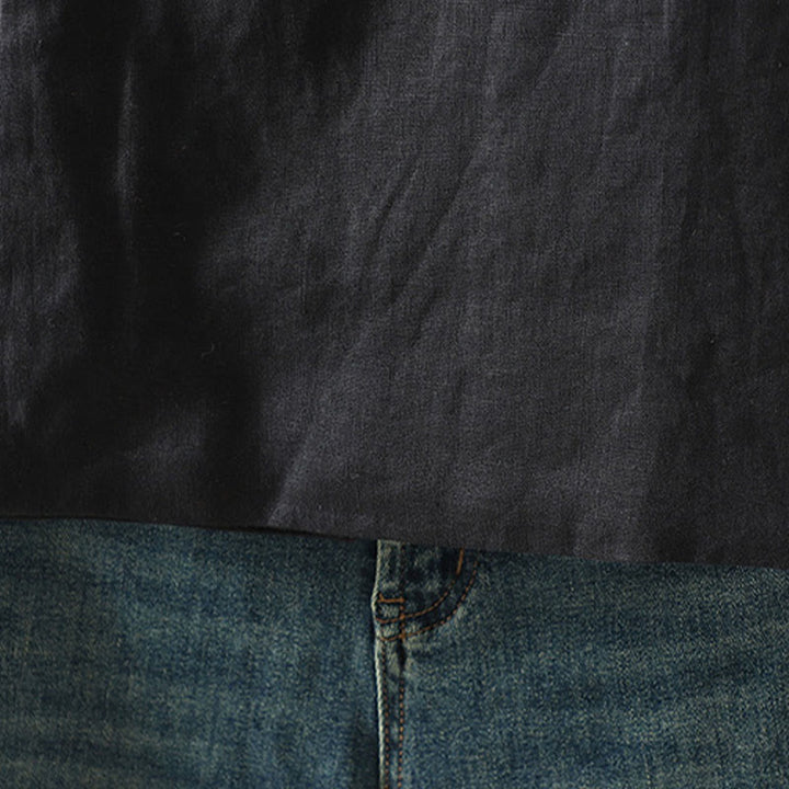 Gilet sans manches pour femme, motif fleurs et Buddha Stones , col en V, fermeture à brandebourgs - image 18