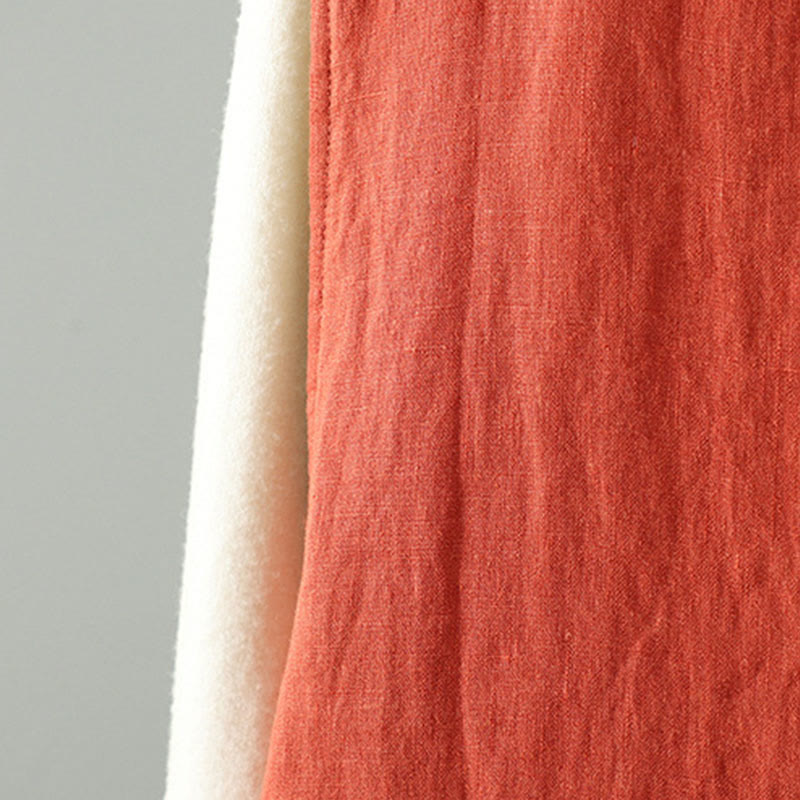 Gilet sans manches pour femme, motif fleurs et Buddha Stones , col en V, fermeture à brandebourgs - image 10