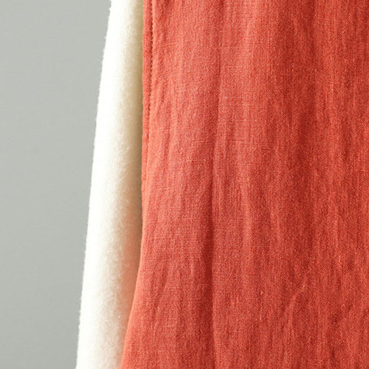 Gilet sans manches pour femme, motif fleurs et Buddha Stones , col en V, fermeture à brandebourgs - image 10