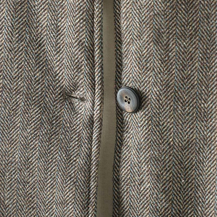 Veste thermique à manches longues pour femme Buddha Stones, avec boutons marron et poches - image 7