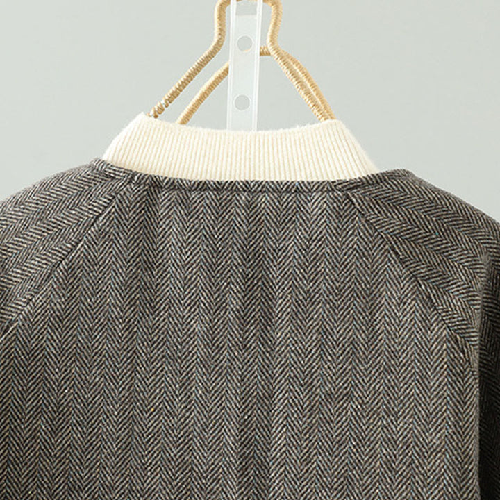 Veste thermique à manches longues pour femme Buddha Stones, avec boutons marron et poches - image 4