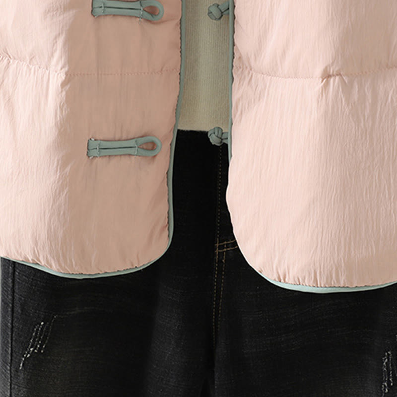 Veste thermique femme à manches longues avec poches, broderie de fleurs de pêcher et Buddha Stones - image 11