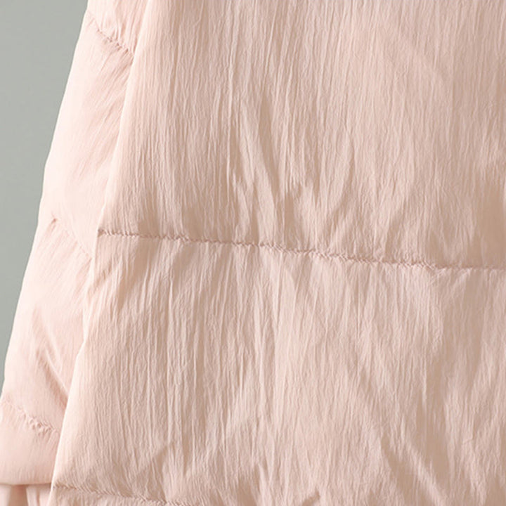 Veste thermique femme à manches longues avec poches, broderie de fleurs de pêcher et Buddha Stones - image 12