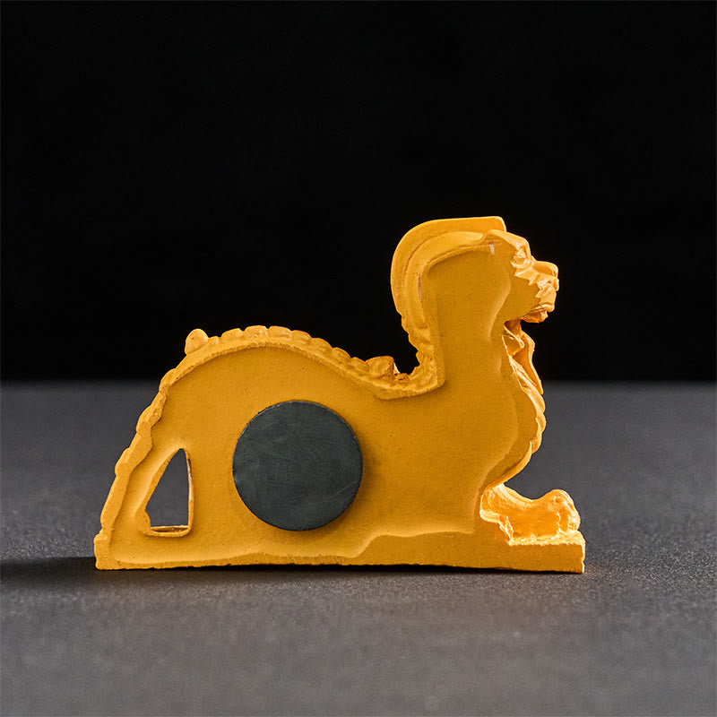 Buddha Stones FU Chiens Jumeaux Bouddha Carré Design Aimant de Réfrigérateur Décoration Intérieure - image 3