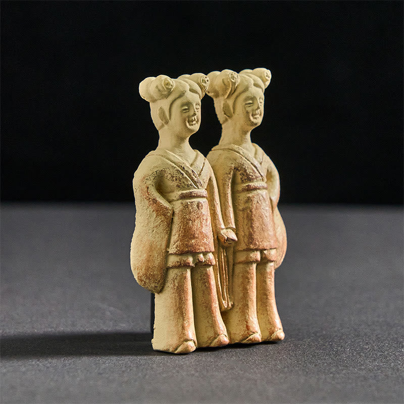 Buddha Stones FU Chiens Jumeaux Bouddha Carré Design Aimant de Réfrigérateur Décoration Intérieure - image 7