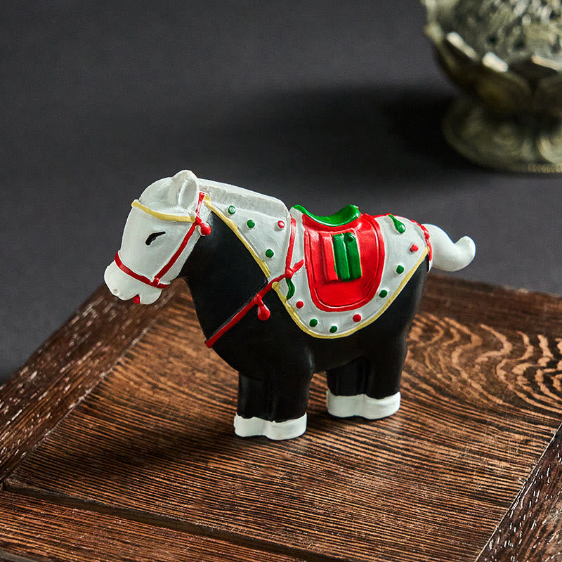 Aimant de réfrigérateur en forme de cheval et de Buddha Stones - Décoration de maison porte-bonheur - image 4