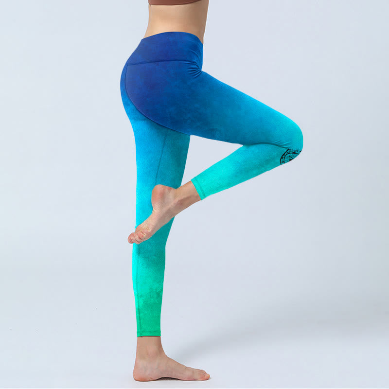 Leggings de sport pour femmes avec imprimé de Buddha Stones et de mains de Hamsa, pantalon de yoga - image 4