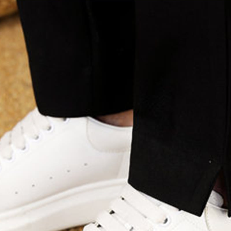 Ensemble de vêtements pour homme Buddha Stones 2 pièces Tang Suit, chemise à manches longues et pantalon à boutons grenouille, motif vagues. - image 22