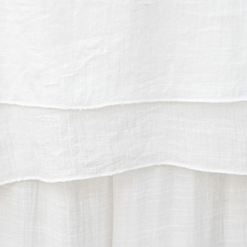 Ensemble de méditation pour femme : T-shirt blanc à manches longues et col en V, pantalon large, Buddha Stones (2 pièces). - image 13