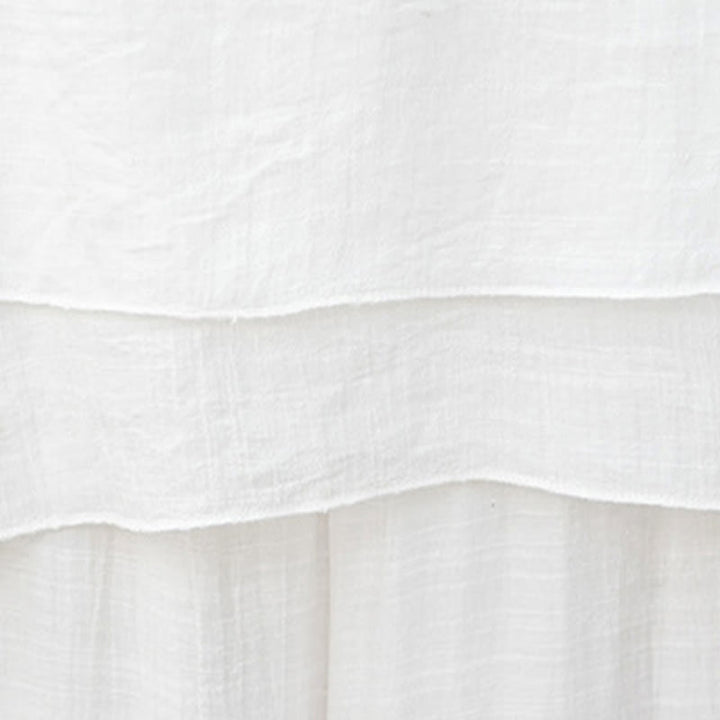 Ensemble de méditation pour femme : T-shirt blanc à manches longues et col en V, pantalon large, Buddha Stones (2 pièces). - image 13