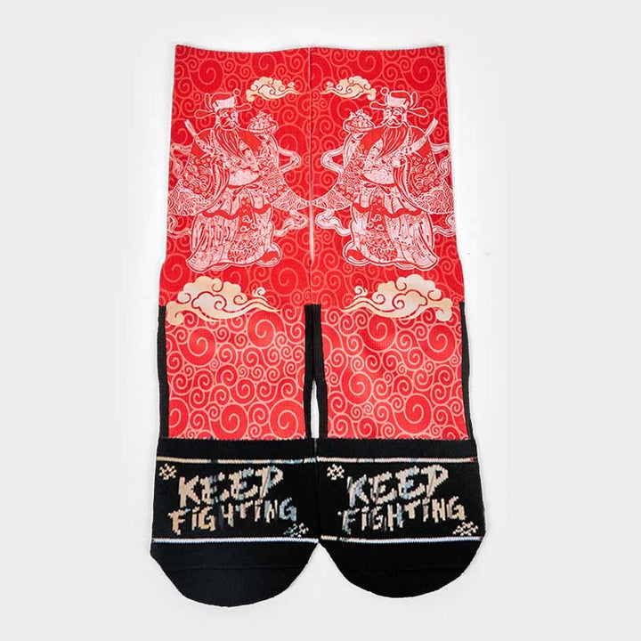 Chaussettes unisexes décontractées à motif Buddha Stones et nuages ​​de bon augure pour homme et femme - image 11