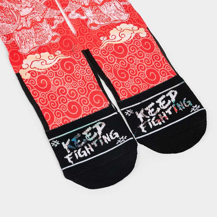 Chaussettes unisexes décontractées à motif Buddha Stones et nuages ​​de bon augure pour homme et femme - image 12