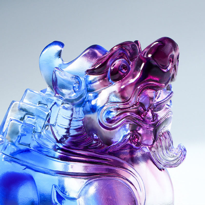 Buddha Stones Liuli Cristal Pixiu Décoration de maison porte-bonheur et richesse - image 4