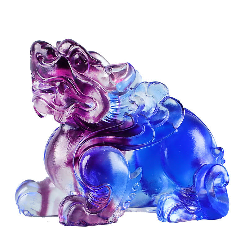 Buddha Stones Liuli Cristal Pixiu Décoration de maison porte-bonheur et richesse - image 6