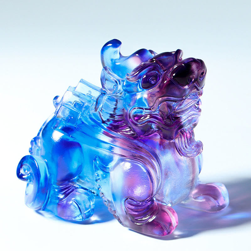 Buddha Stones Liuli Cristal Pixiu Décoration de maison porte-bonheur et richesse - image 1