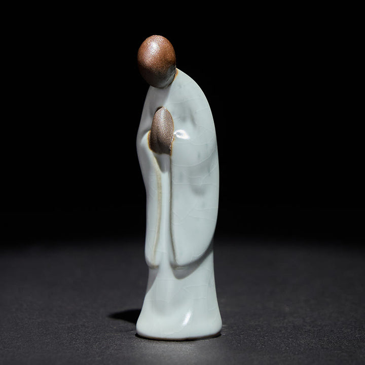 Statue de Buddha Stones - Ourlet gris 2*2*7cm - image 0