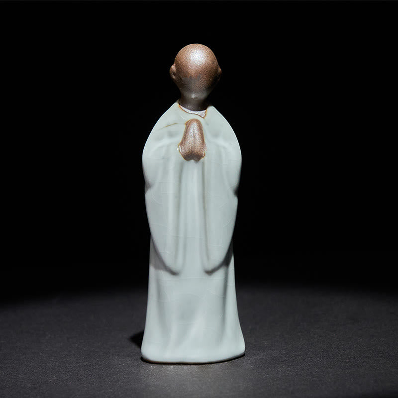 Statue de Buddha Stones - Contemplation grise 3*3*9,5 cm - image 8
