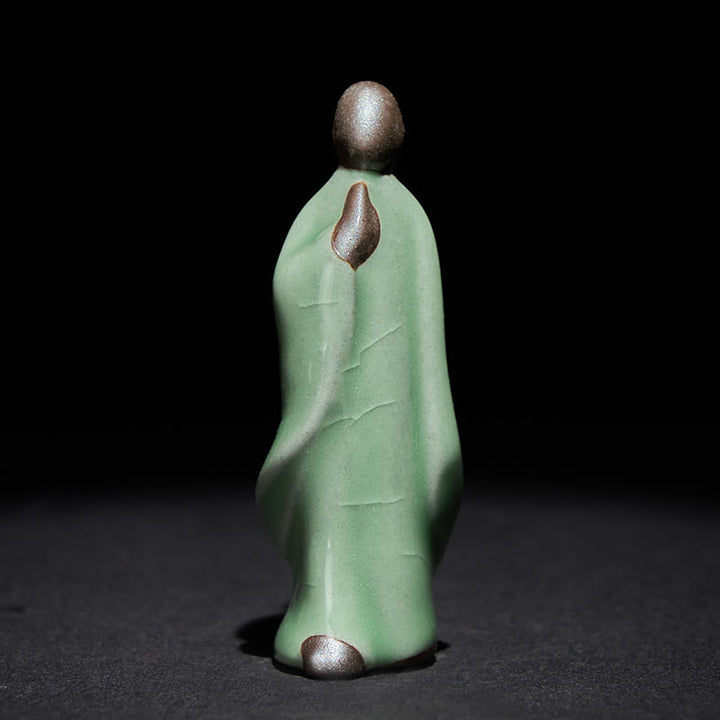 Statue de Buddha Stones - Méditation verte 3,5 x 2 x 7 cm - image 41