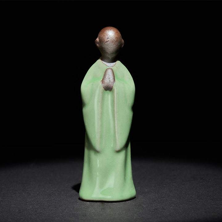 Statue de Buddha Stones - Contemplation verte 3*3*9,5 cm - image 33