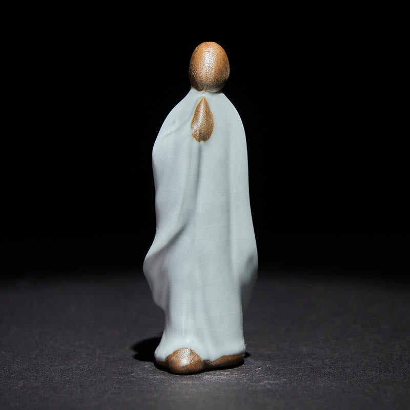 Statue de Buddha Stones - Méditation grise 3,5 x 2 x 7 cm - image 17