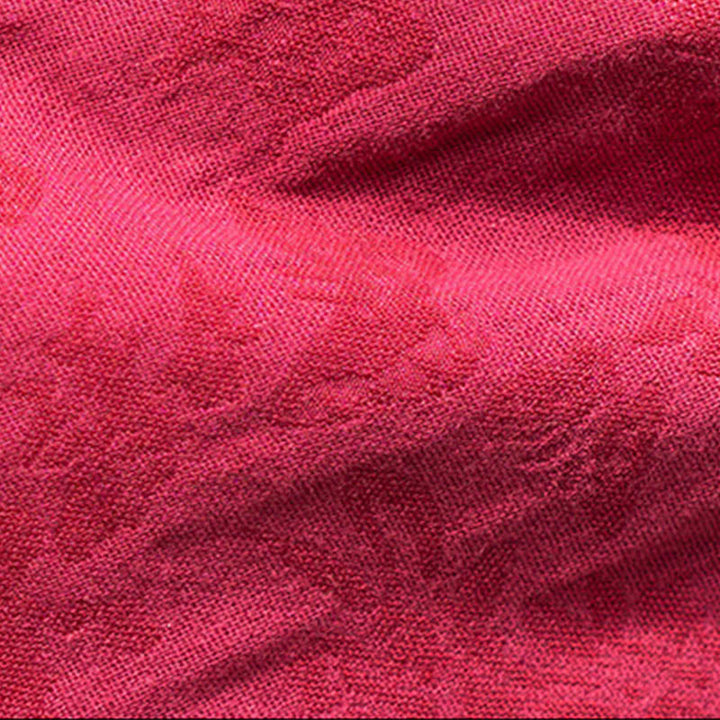 Chemise et pantalon pour femme en jacquard de coton à manches longues et poches, ornés de boutons grenouille et de Buddha Stones - image 14