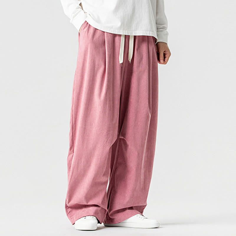 Pantalon d'hiver pour homme en velours côtelé de coton à cordon de serrage et poches, motif Buddha Stones - image 11