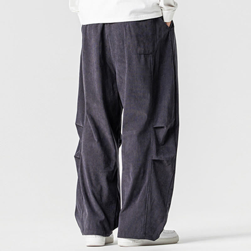 Pantalon d'hiver pour homme en velours côtelé de coton à cordon de serrage et poches, motif Buddha Stones - image 19
