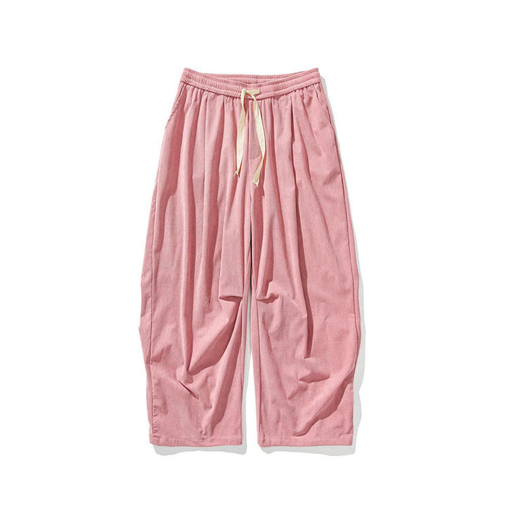 Pantalon d'hiver pour homme en velours côtelé de coton à cordon de serrage et poches, motif Buddha Stones - image 15