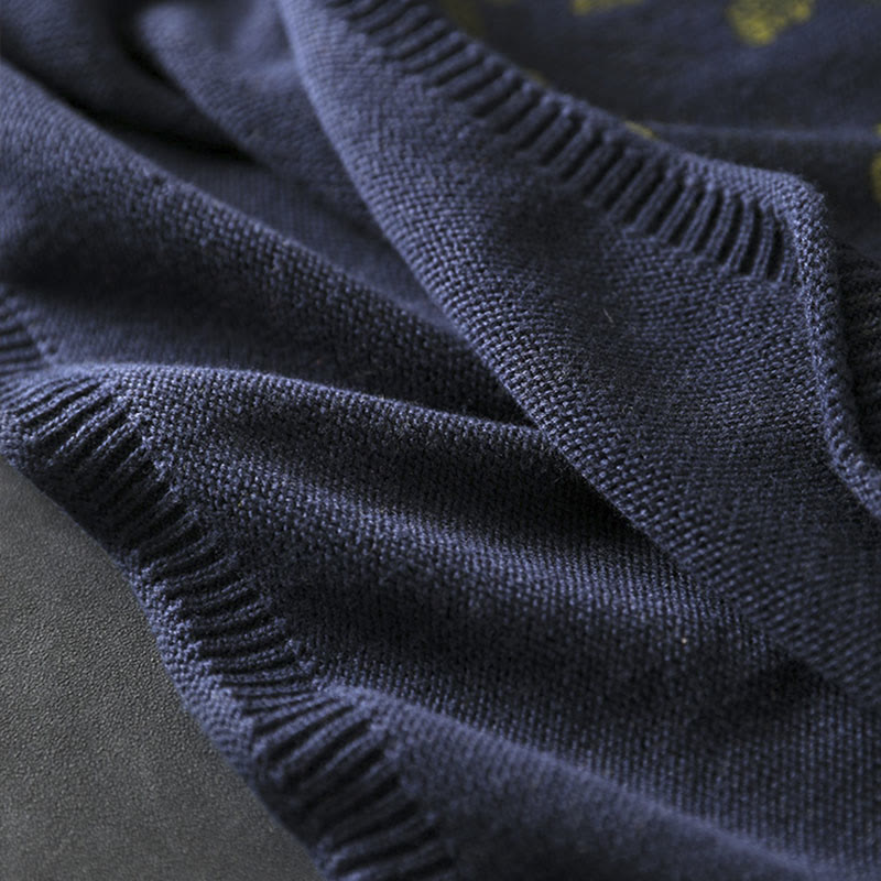 Pull en coton à manches longues et col montant, motif tournesol et Buddha Stones - image 11