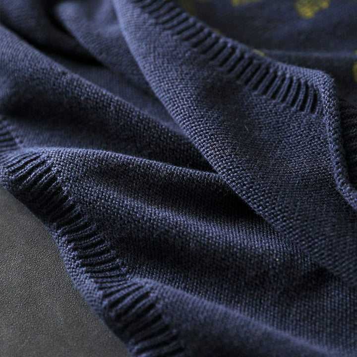 Pull en coton à manches longues et col montant, motif tournesol et Buddha Stones - image 11