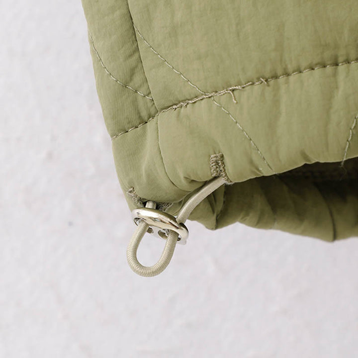 Pantalon thermique épais à poches, ourlet élastique uni, cordon de serrage, motif Buddha Stones pour femme - image 20