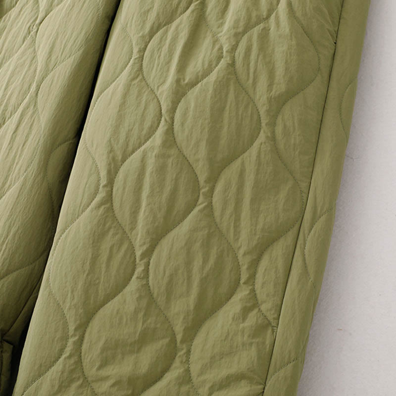 Pantalon thermique épais à poches, ourlet élastique uni, cordon de serrage, motif Buddha Stones pour femme - image 16