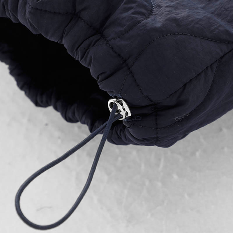 Pantalon thermique épais à poches, ourlet élastique uni, cordon de serrage, motif Buddha Stones pour femme - image 8